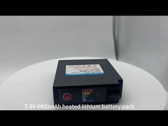 7.4v batterie au lithium chauffée rechargeable de 4400 mAh