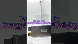 Cellules de batterie au lithium polymère rechargeables semi-solides haute tension 3.9V 16Ah pour applications Rc