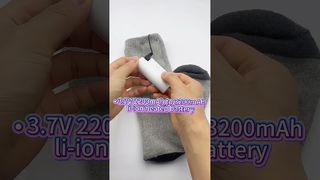 Chaussettes chauffantes électriques avec batterie rechargeable li-ion 3.7v 2200mAh à 3200mAh 18650
