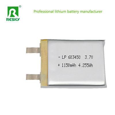 acheter Batterie solaire au lithium polymère 3.7V 603450 1200mAh pour alarme d'ascenseur fabrication en ligne