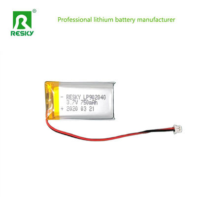 acheter Cellule de batterie au lithium polymère 902040 3.7V 700mAh 750mAh Pour lampe de poche LED fabrication en ligne