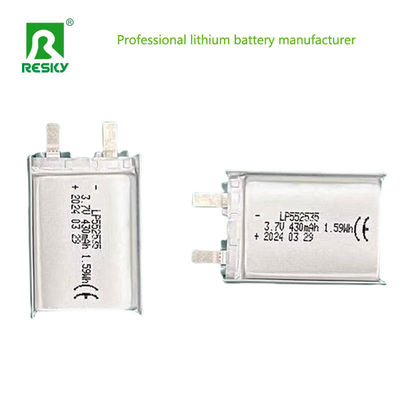 acheter Piles Lipo personnalisées 552535 3,7V 430mAh 400mAh Puissance online manufacture