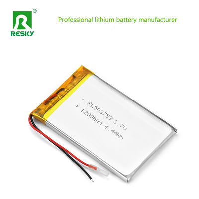 acheter Cellule solaire au lithium-ion 503759 3.7v 1200mAh batterie rechargeable Li-poymère fabrication en ligne