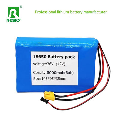 acheter Pack de batterie de scooter électrique 36V 6Ah 10s3p rechargeable 18650 batterie au lithium-ion fabrication en ligne