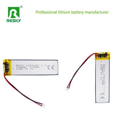 acheter Batterie au lithium polymère 502065 3,7 V 700 mAh, cellule de batterie rechargeable pour montre connectée fabrication en ligne