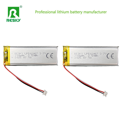 acheter Batterie rechargeable au lithium 502067 3.7V 700mAh Cellule au lithium pour appareils de beauté portatifs fabrication en ligne