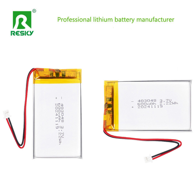 acheter Batterie Li-polymère rechargeable 403048 3,7V 600mAh 2,22wh Cellule au lithium pour appareil portable fabrication en ligne