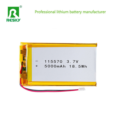 acheter Pack de batterie au lithium polymère 115570 3.7V 7.4V 11.1v 5000mAh 18.5wh Pour appareil médical portable fabrication en ligne