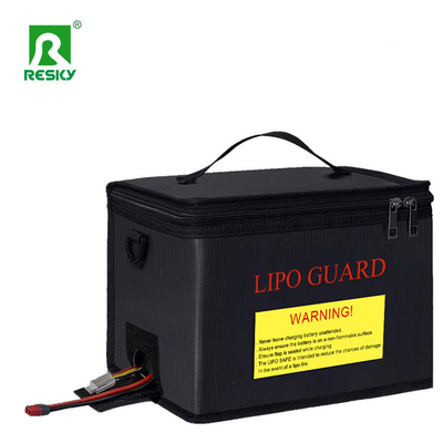 acheter Black silver Waterproof Fireproof Explosion Proof RC Lipo Safe Bag 215X145X165mm For Safe Charging fabrication en ligne