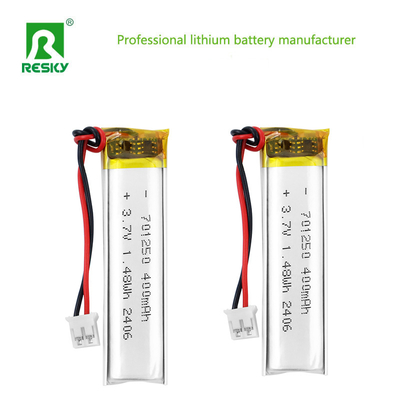 acheter Batterie au lithium-polymère 701250 3,7V 400mAh 1,48wh Batterie au lithium-polymère pour serrure intelligente fabrication en ligne