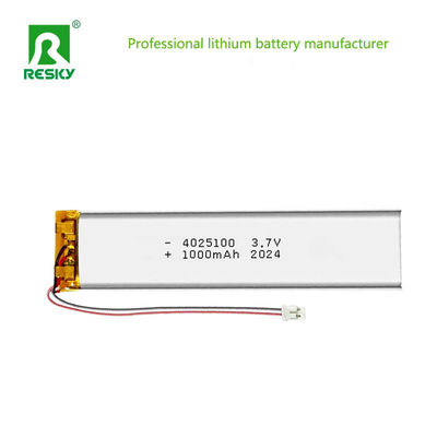 acheter Rechargeable Lithium Ion Batteries 4025100 3.7v 1000mAh 3.7wh Li Polymer Battery Cell fabrication en ligne