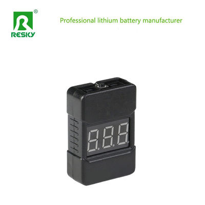 acheter 1-8S Lithium RC Battery Pack 2 In 1 Low Voltage Alarm Buzzer Battery Indicator Displayer fabrication en ligne