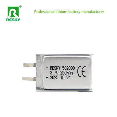 acheter Rechargeable Lifepo4 Battery Cell 502030 3.7v 250mAh 0.925wh Power Lithium Ion Polymer Battery fabrication en ligne