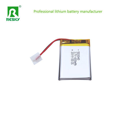 Celle de batterie au lithium polymère 503040 600mAh 3.7V Pour montre intelligente