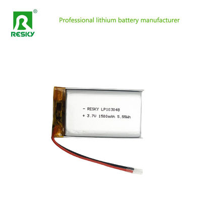 Cellule de batterie au lithium polymère 3.7V 1500mAh 103048 Pour appareil numérique