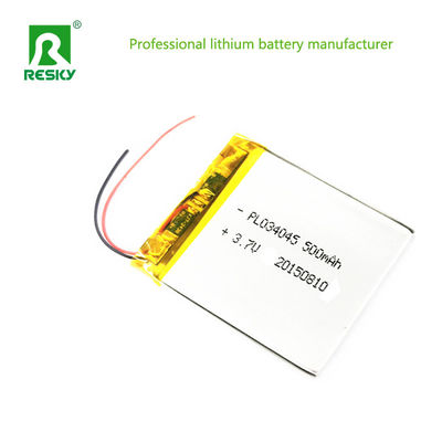 Cellule numérique de batterie au lithium polymère 304045 3.7V 500mAh Batterie Lipo avec PCB