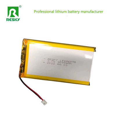 Puissance Cellule de batterie au lithium polymère 606090 3,7V 4,2V 4000mAh 14,8Wh Piles Lipo