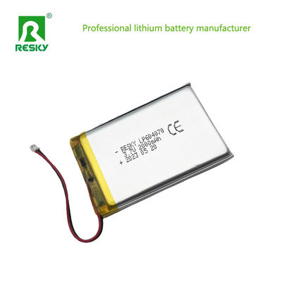 Dispositif médical portable Lipo cellules 604070 3.7V 2000mAh 7.4wh