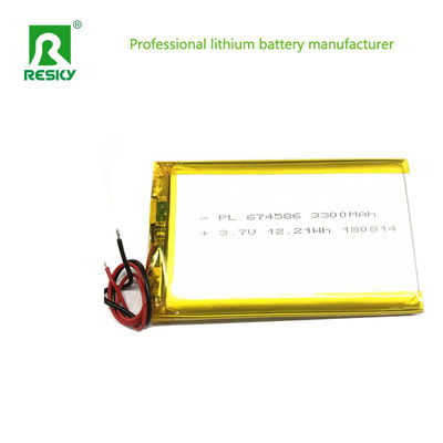 Cellule de batterie polymère au lithium portable 104060 3000mAh 3.7V 4.2V