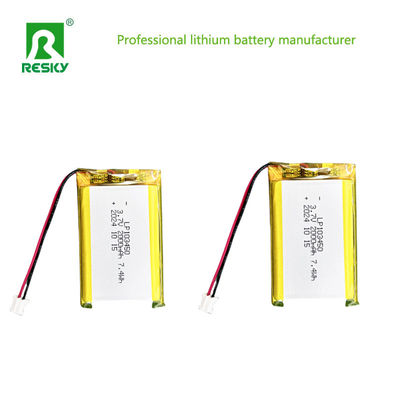 103450 batterie au lithium polymère 3,7 V 7,4 V 2000 mAh
