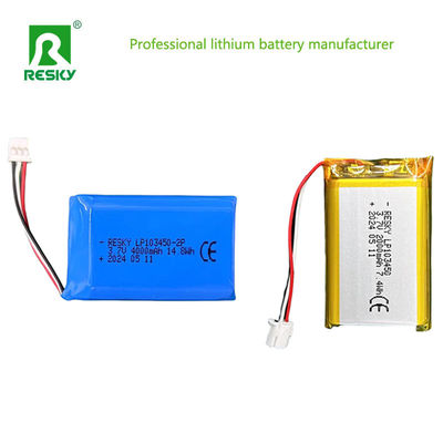 2s batterie au lithium polymère 103450 7.4v 2000mAh 14.8wh Piles au lithium-ion