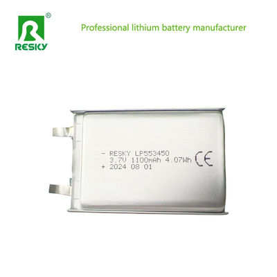Celle de batterie rechargeable au lithium polymère 523450 553450 603450