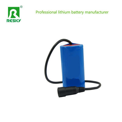 Batteries au lithium cylindriques personnalisées 18650 7.4V 2600mAh