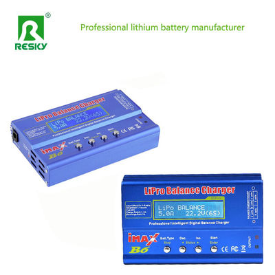 Batterie au lithium Chargeur d'équilibre IMAXB6 80W 6A 7.4V 11.1V 14.8V 18.5V 22.2V