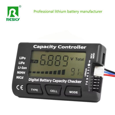 Accessoires RC Contrôleur de capacité de la batterie du drone RC Vérificateur de capacité numérique