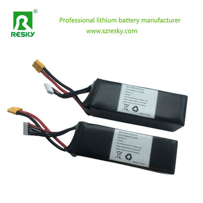 Uav RC batterie au lithium 7545135 30c 4200mAh Puissance 22,2V