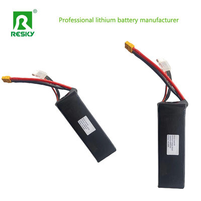 Batterie Li-Ion RC d'avion 2600mAh 11,1V 12V 15c Batterie au lithium-ion polymère