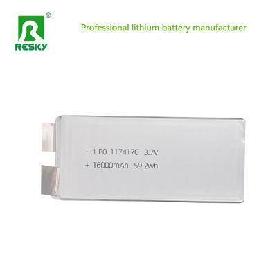 Celle au lithium RC 1174170 10874170 3.7v 16000mAh 10C RC Drone batterie au lithium-ion