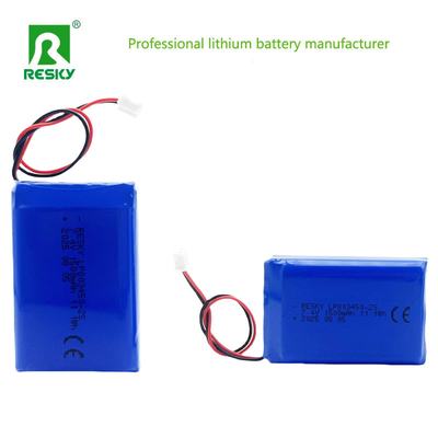 Bloc-batterie lithium polymère haute puissance 803450 2S 7,4 V 1500 mAh 11,1 Wh batterie lipo pour dispositif de suivi