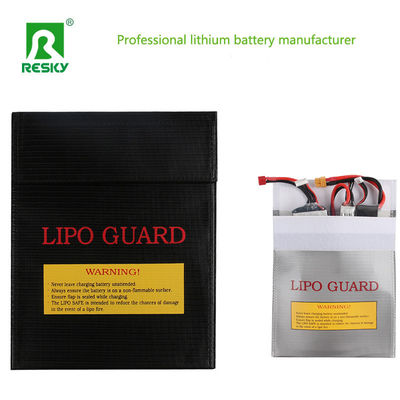 Sac de rangement sûr pour batteries RC Lithium, résistant au feu, à l'eau et à l'argent