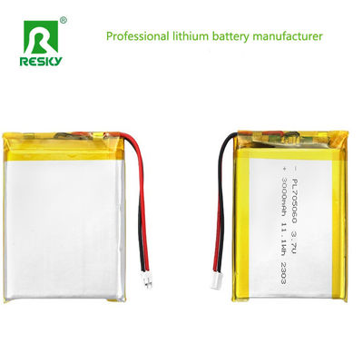 Cellule de batterie au lithium polymère 103765 3.7V 3000mAh 11.1wh Petit produit numérique