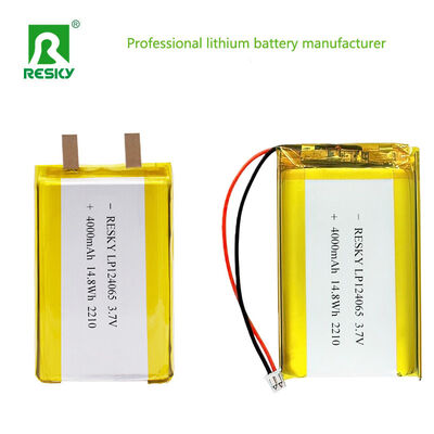 Lipo Battery Cell 124065 3.7v 4000mAh 14.8wh Rechargeable Lithium Ion Polymer Battery For Medical Device